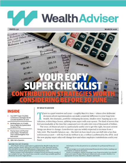 Wealth Adviser newsletter - Issue 132